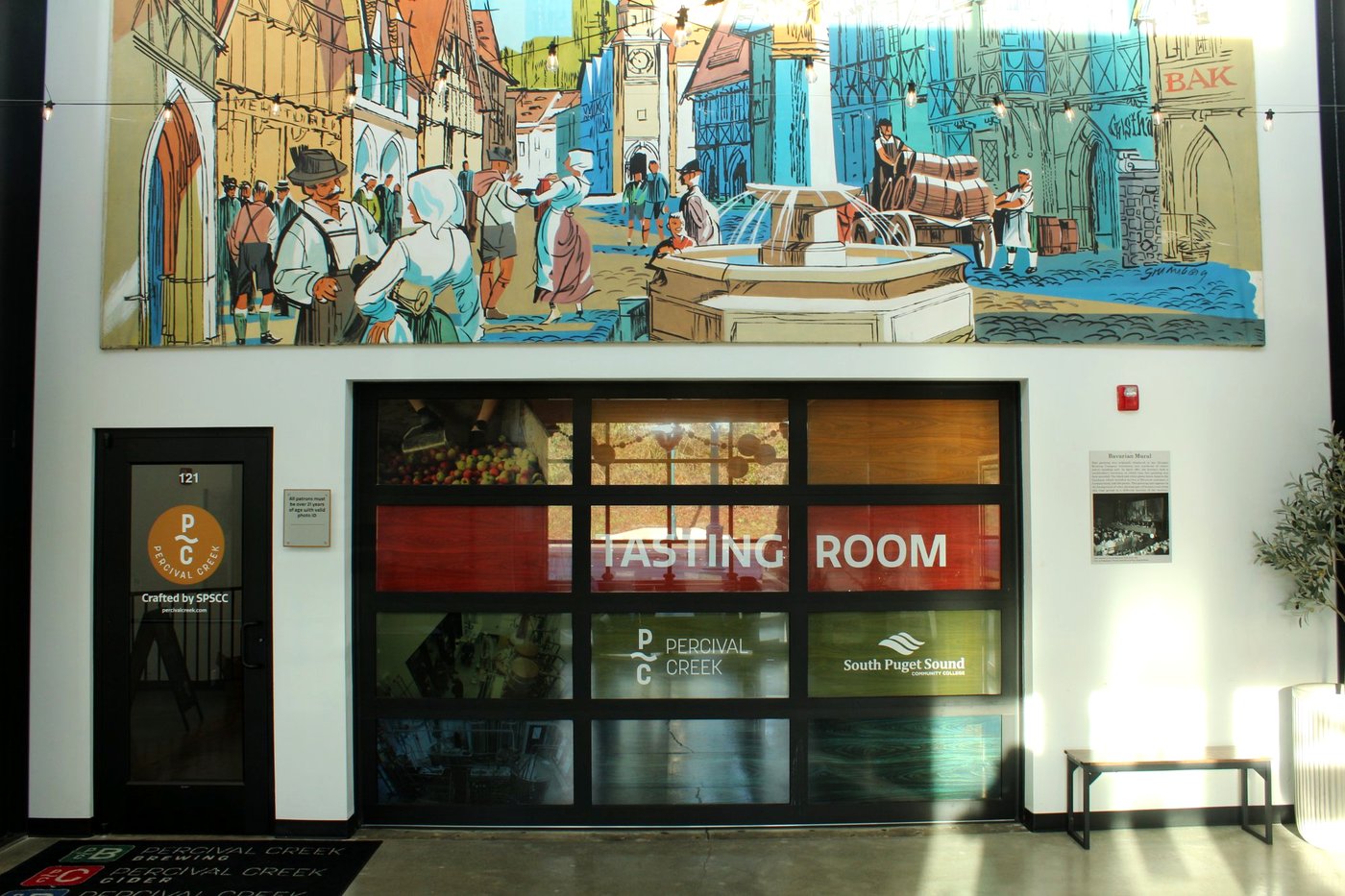 Percival Creek Tasting Room entrance